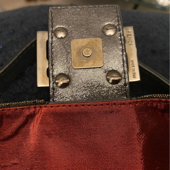 Fendi beaded baguette Metallic bag - Picture 6 of 16